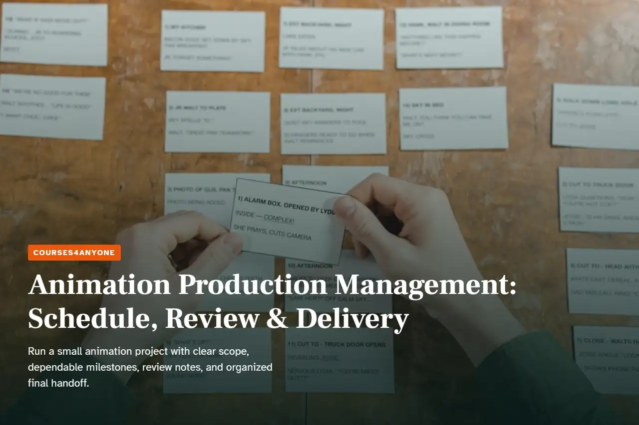 Animation Production Management: Schedule, Review & Delivery