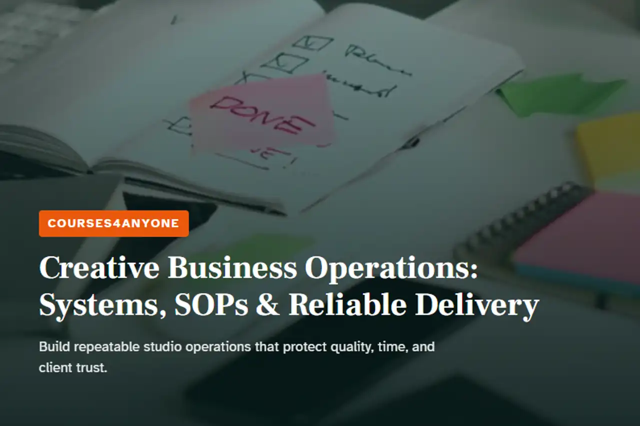 Creative Business Operations: Systems, SOPs & Reliable Delivery