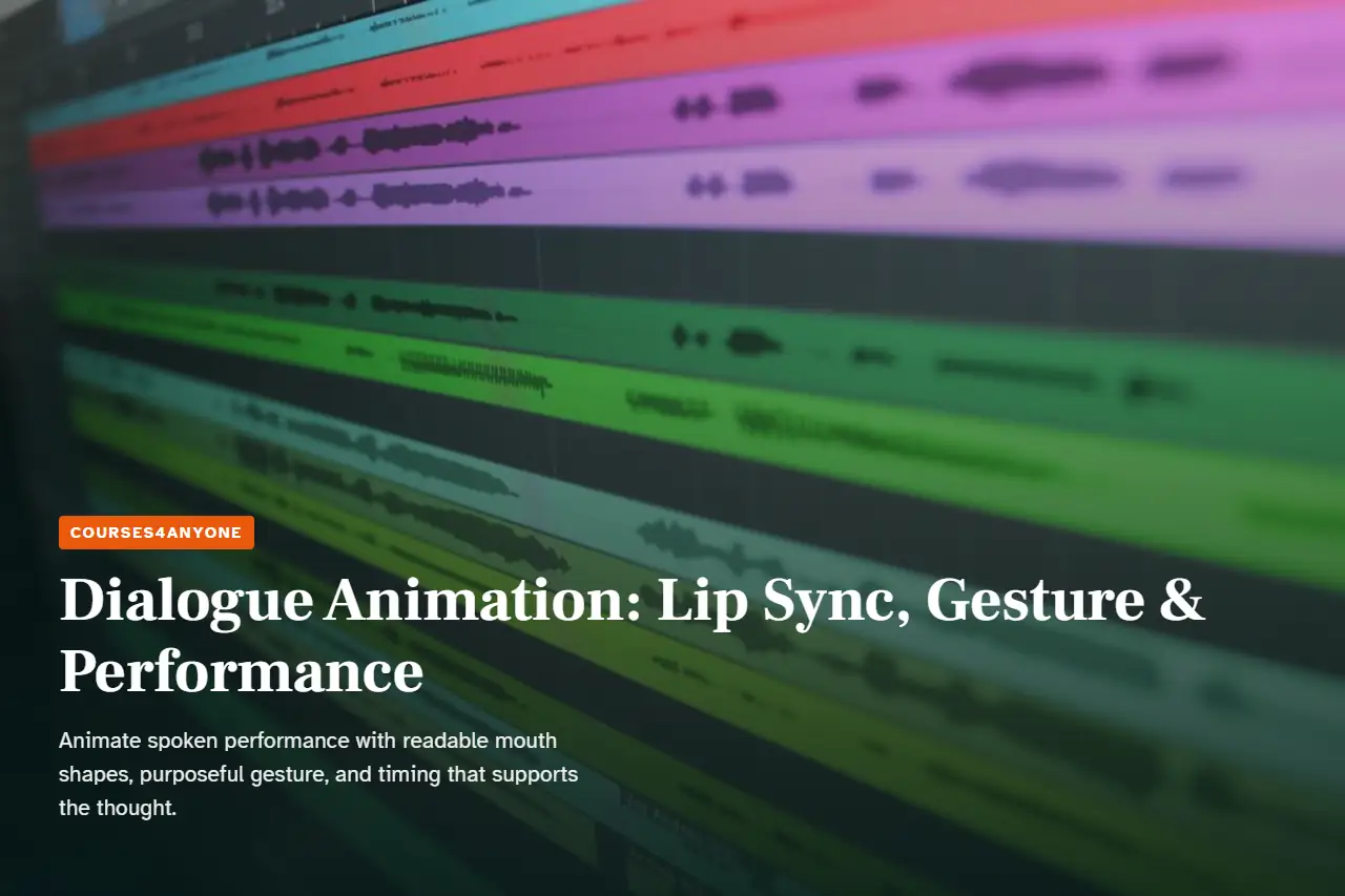 Dialogue Animation: Lip Sync, Gesture & Performance